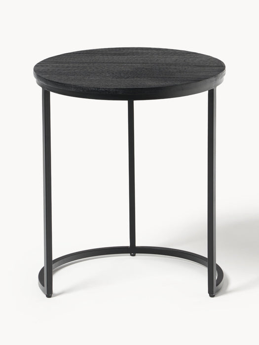 Andrew Mango Wood Side Tables, Set of 2
