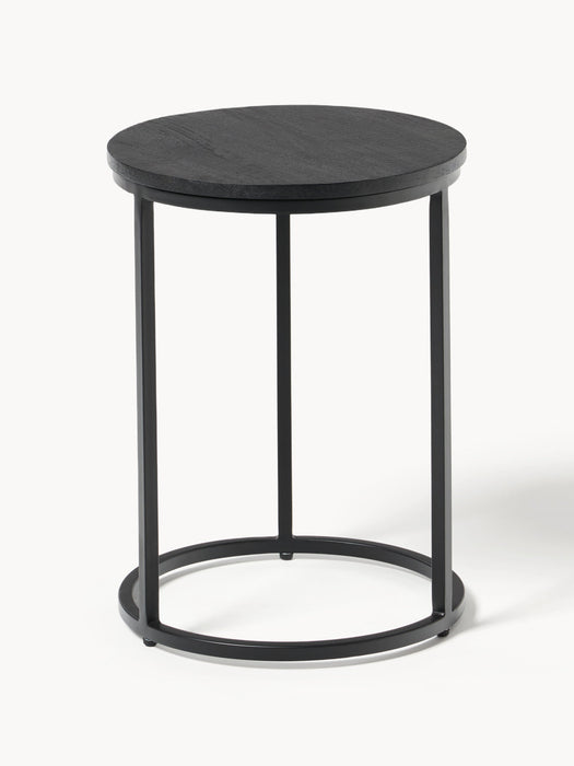 Andrew Mango Wood Side Tables, Set of 2