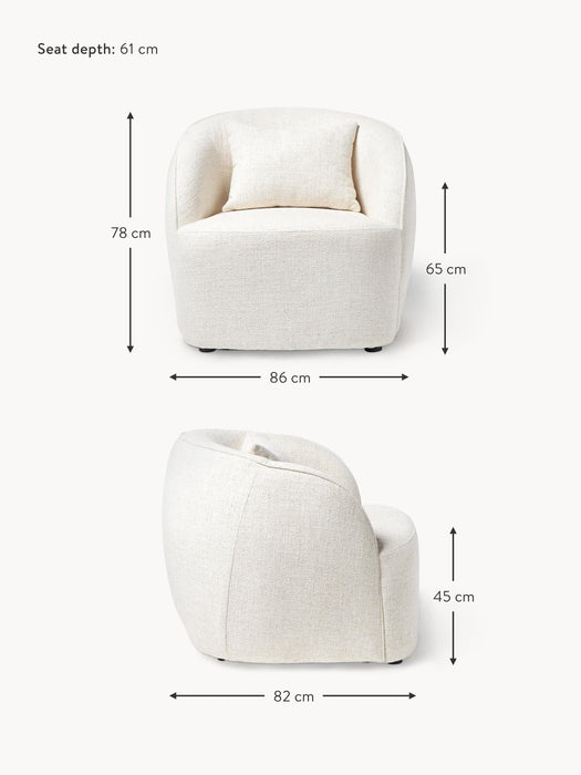 Boucl Cocktail Armchair Elodie