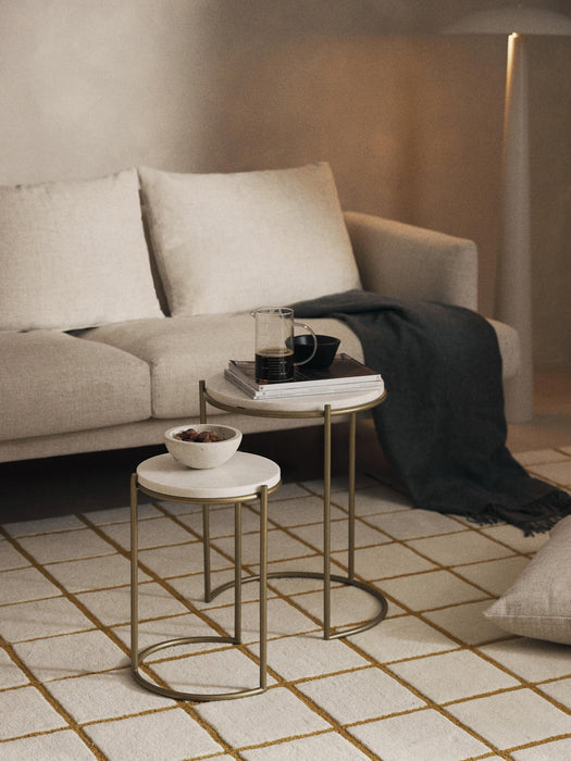 Ella Marble Side Tables, Set of 2