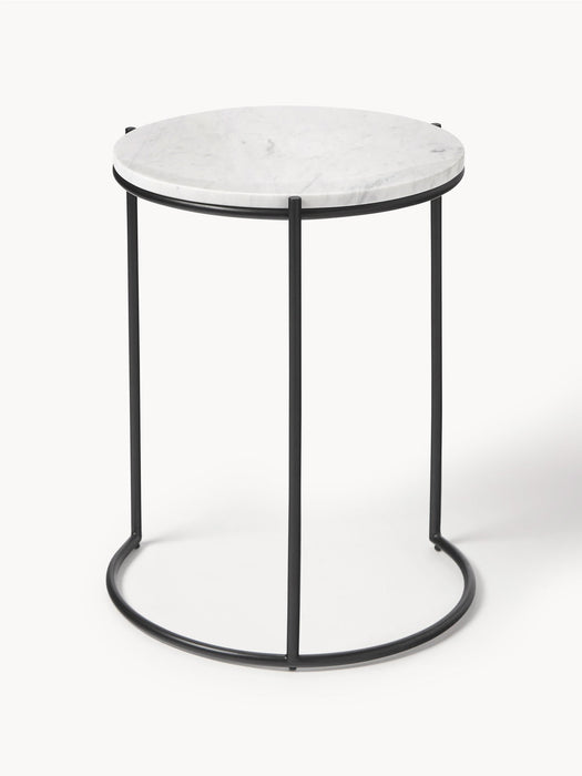 Ella Marble Side Tables, Set of 2