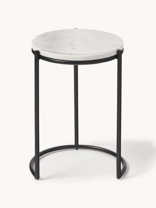 Ella Marble Side Tables, Set of 2