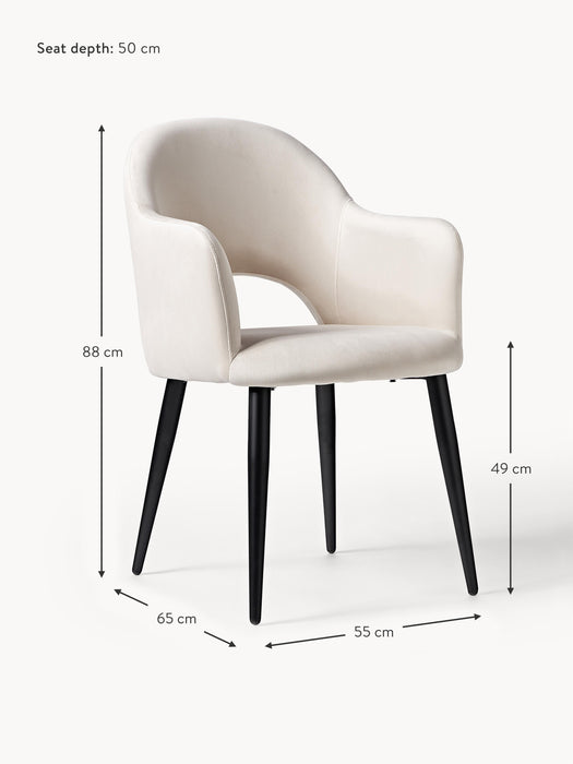 Velvet Armchair Rachel