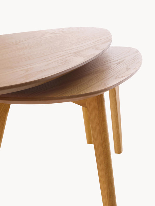 Wooden Coffee Tables Bloom Set of 2