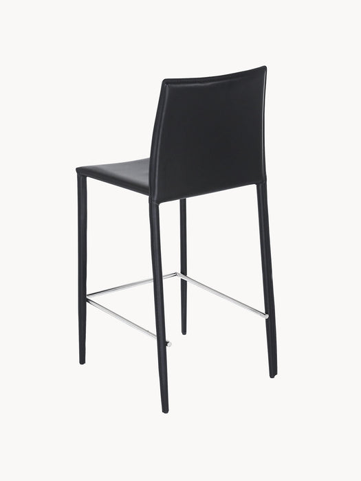 Leather Counter Chairs Bor alys Set of 2