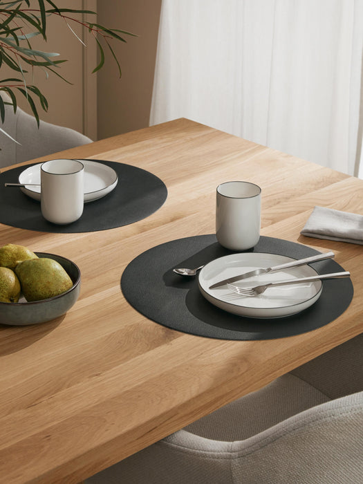 Round Leatherette Placemats Pik Set of 2