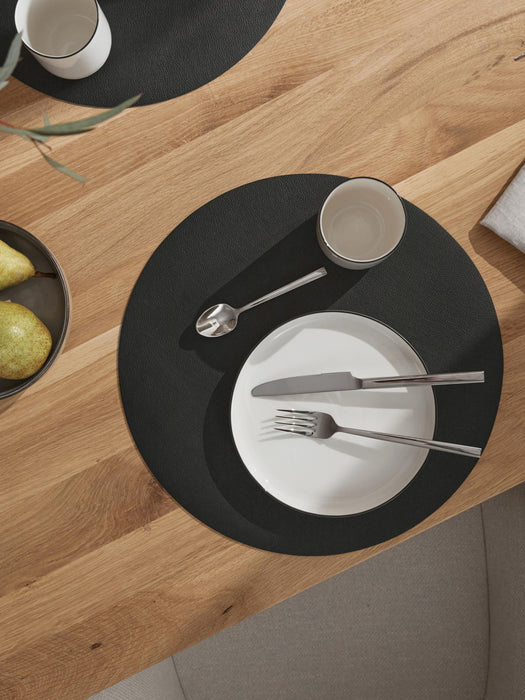 Round Leatherette Placemats Pik Set of 2