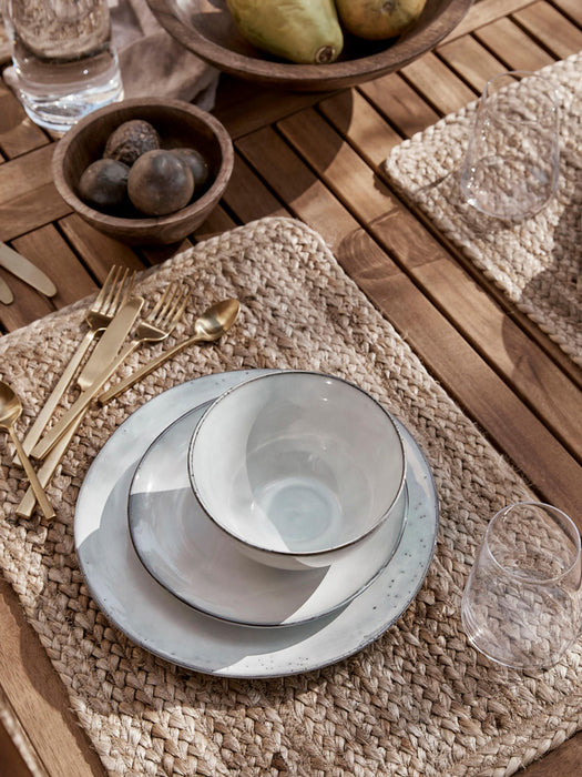 Handmade Tableware Set Nordic Sand, 4 People, Set of 12