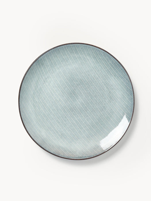 Handmade Tableware Set Nordic Sea 4 People Set of 12