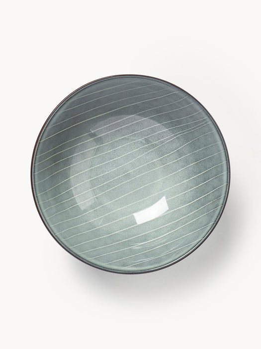 Handmade Tableware Set Nordic Sea, 4 People, Set of 12