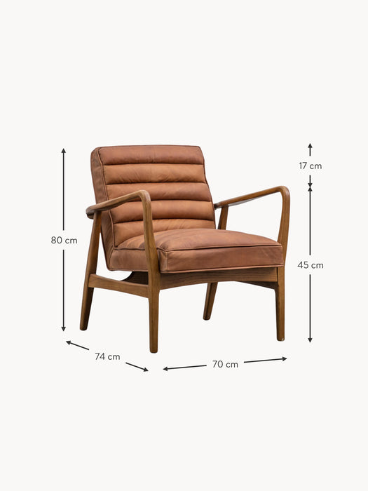Leather Lounge Chair Datsun