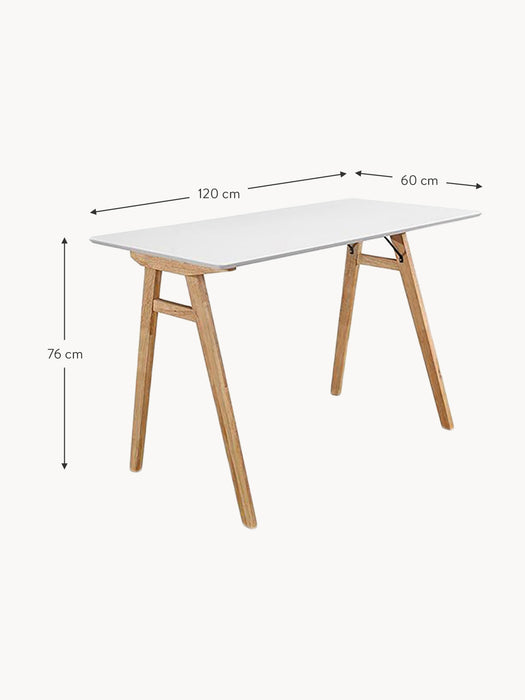 Desk Vojens with White Table Top