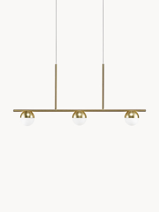 Large Opal Glass Pendant Light Contina