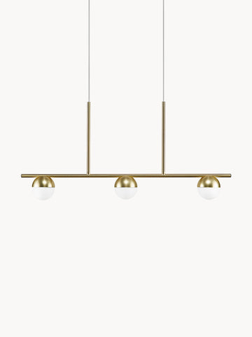 Large Opal Glass Pendant Light Contina