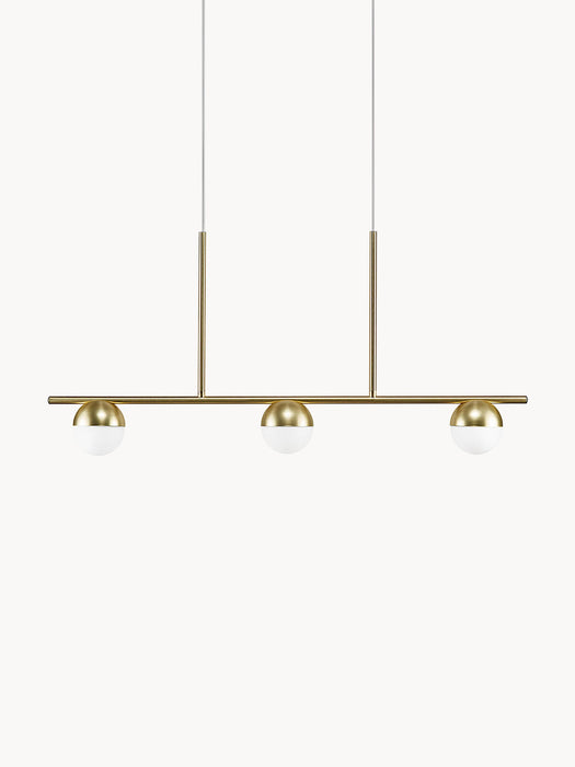 Large Opal Glass Pendant Light Contina