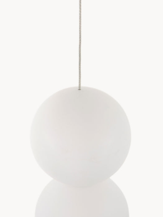 Small Glass and Concrete Pendant Light Zero