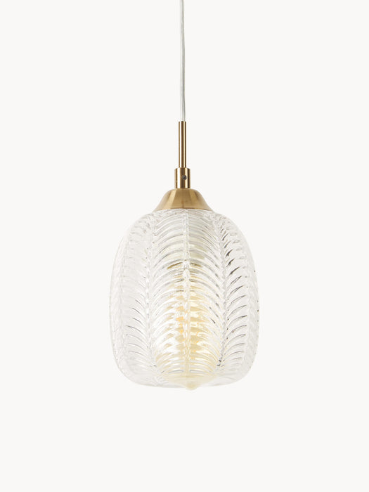 Small Sateen Glass Pendant Light Vario