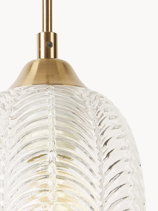 Small Sateen Glass Pendant Light Vario
