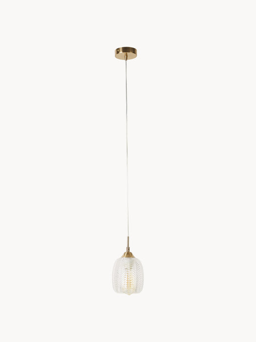 Small Sateen Glass Pendant Light Vario