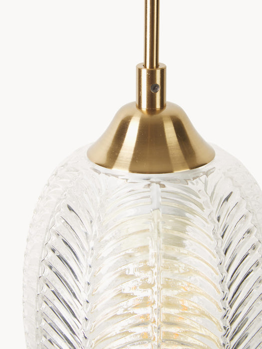 Small Sateen Glass Pendant Light Vario