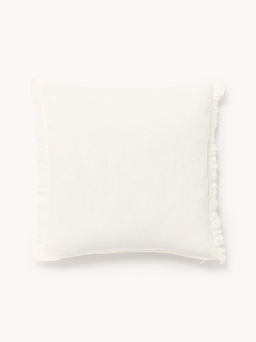 Luana Linen Cushion Cover with Fringes