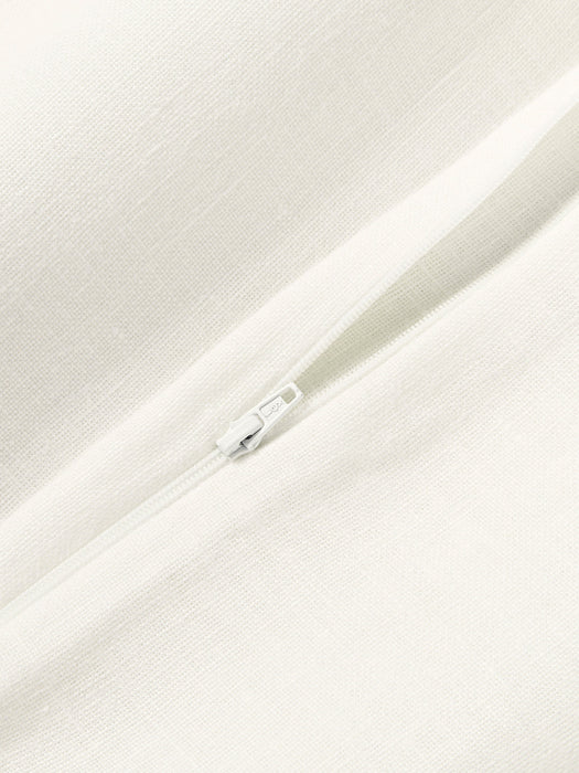 Luana Linen Cushion Cover with Fringes