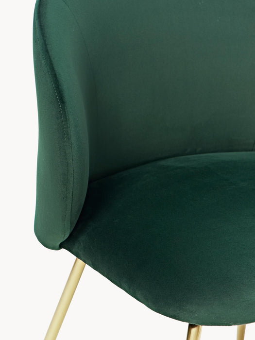 Upholstered Velvet Chairs Luisa Set of 2