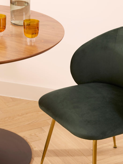 Upholstered Velvet Chairs Luisa Set of 2