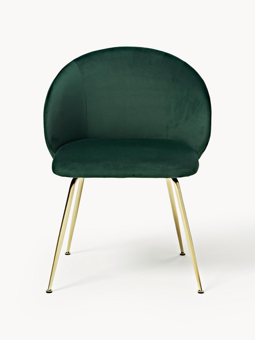 Upholstered Velvet Chairs Luisa Set of 2