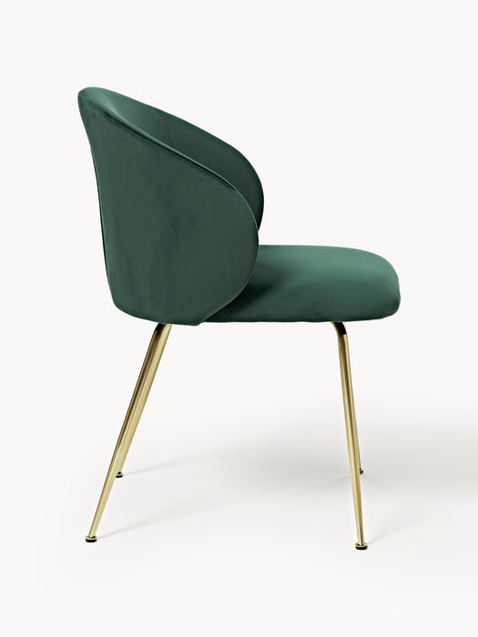 Upholstered Velvet Chairs Luisa Set of 2