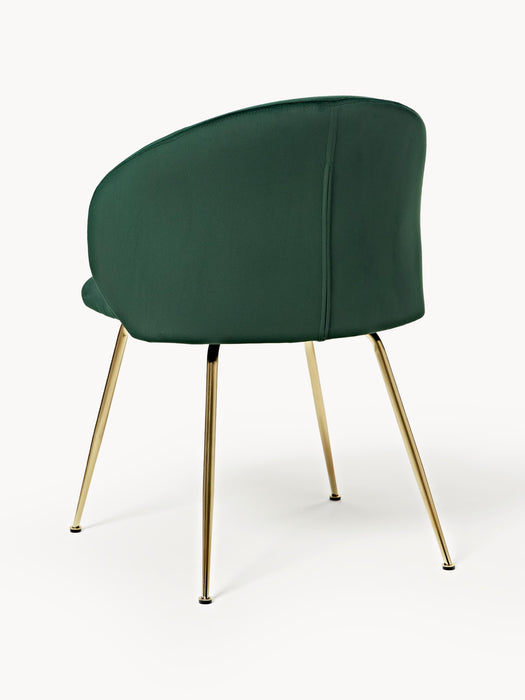 Upholstered Velvet Chairs Luisa Set of 2