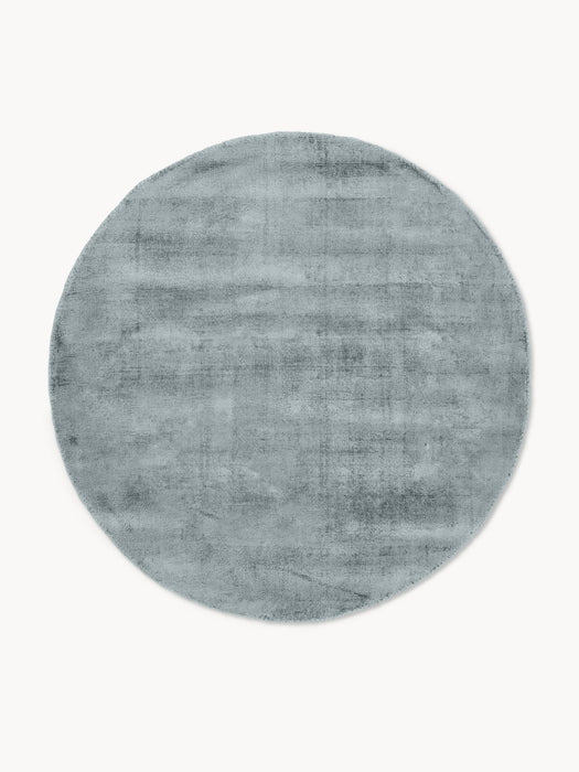 Round Hand-Woven Viscose Rug Jane
