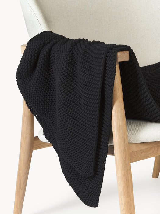 Adalyn Organic Cotton Knitted Blanket