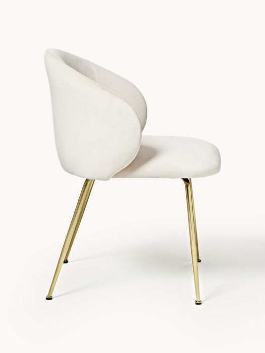 Upholstered Velvet Chairs Luisa Set of 2