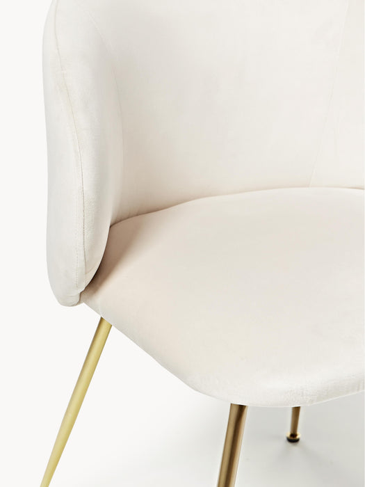 Upholstered Velvet Chairs Luisa Set of 2