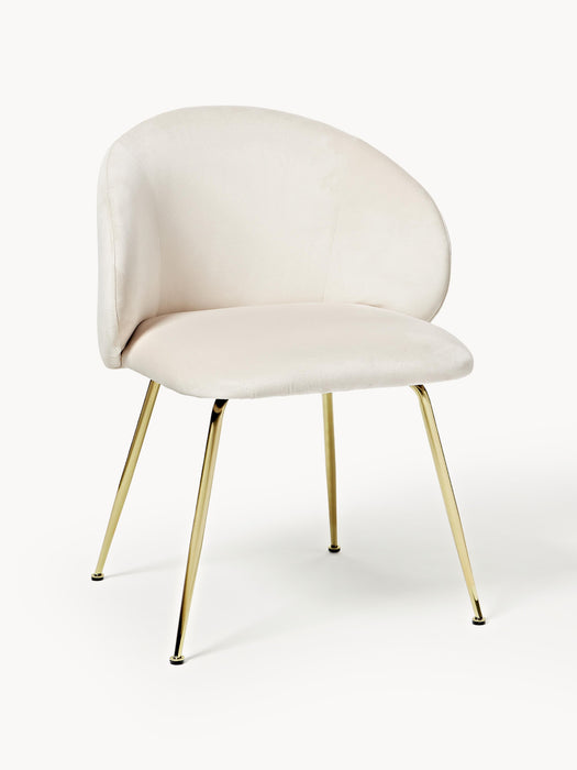 Upholstered Velvet Chairs Luisa Set of 2