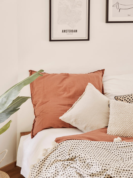 Cushion Cover Indi with a Textured Surface