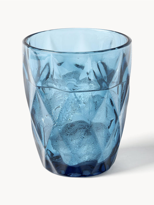 Tumblers Colorado with Textured Pattern Set of 4