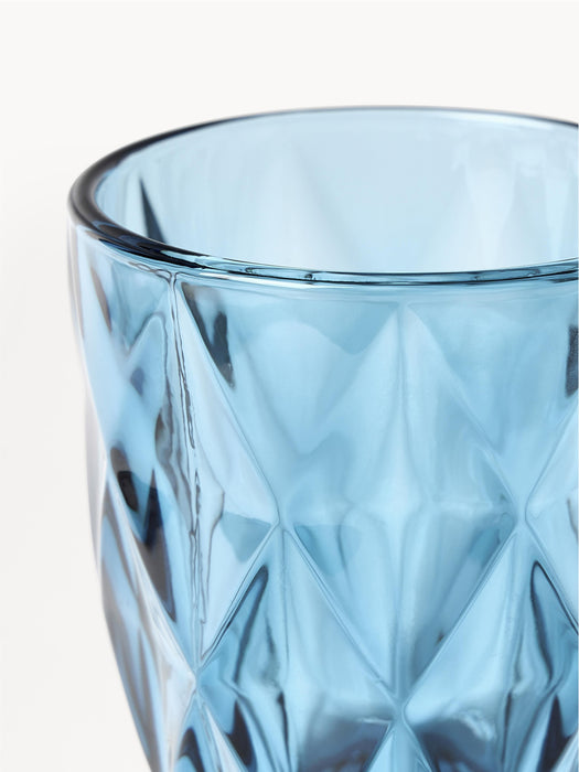 Tumblers Colorado with Textured Pattern Set of 4