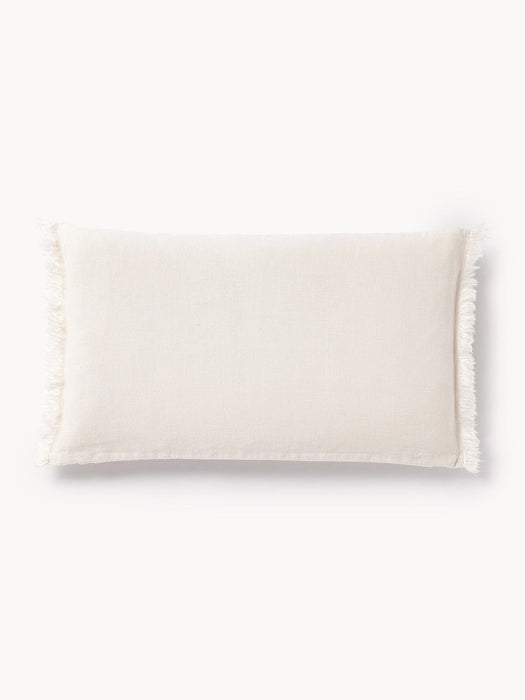 Luana Linen Cushion Cover with Fringes