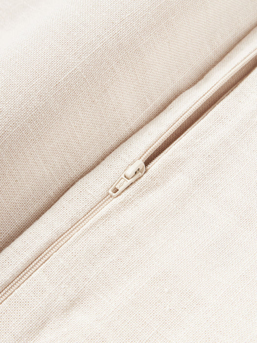 Luana Linen Cushion Cover with Fringes