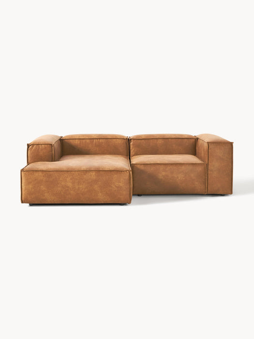Lennon Modular Leather Corner Sofa (3-seater)