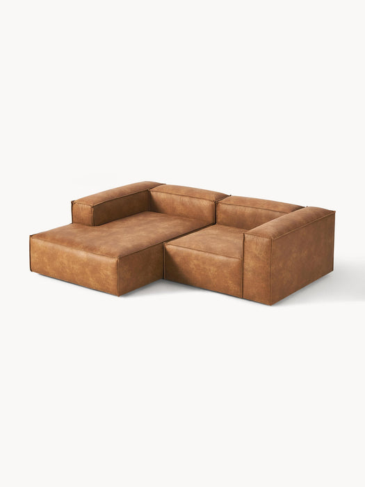 Lennon Modular Leather Corner Sofa (3-seater)