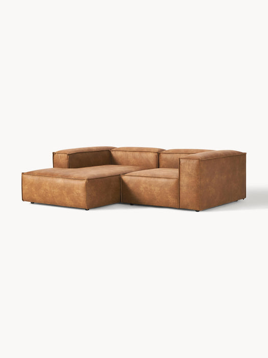 Lennon Modular Leather Corner Sofa (3-seater)