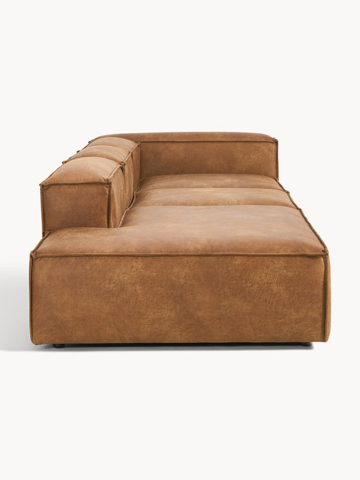 Lennon XL Modular Leather Chaise