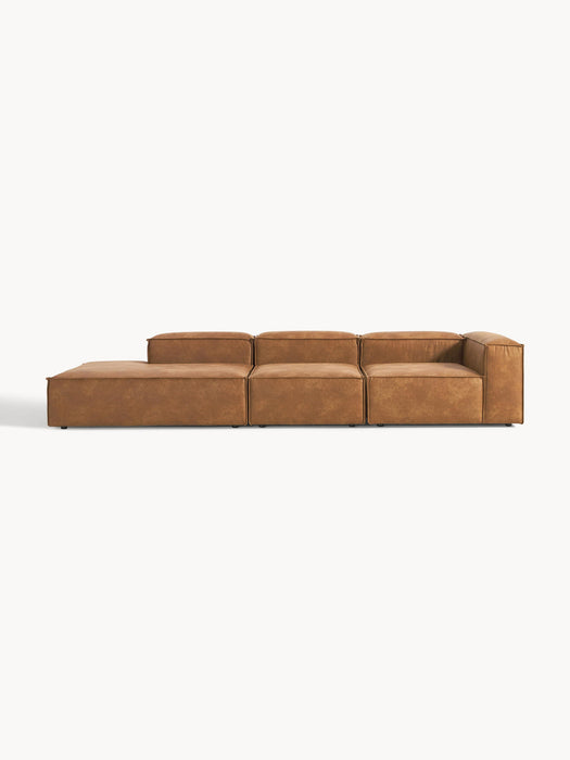 Lennon XL Modular Leather Chaise