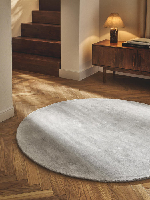 Jane Round Hand-Woven Viscose Rug