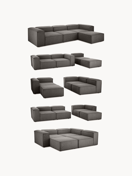 Modular Sofa Lennon 4-seater with Ottoman leftright
