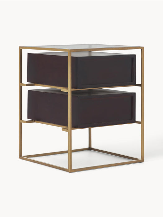 Mango Wood Bedside Table Lyle