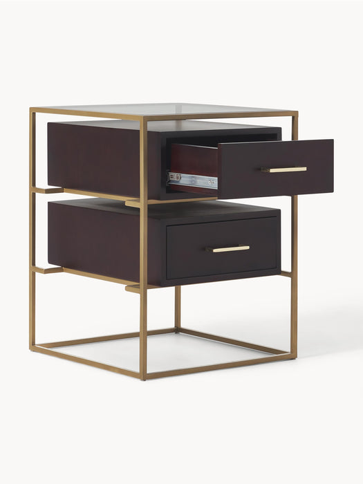 Mango Wood Bedside Table Lyle